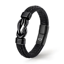 UNIQAL.de Lederarmband Unendlichkeit Leder Armband "INFINITY" günstig online kaufen
