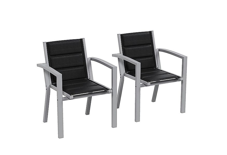 HOMALL Gartenstuhl Stapelstuhl, Esszimmerstuhl, Terrassenstuhl Textilene St günstig online kaufen