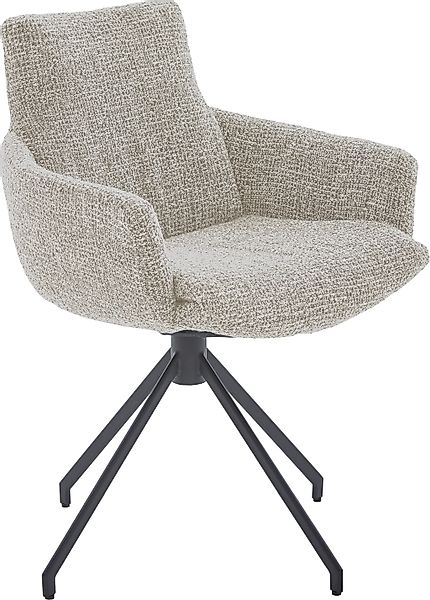 NIEHOFF SITZMÖBEL Esszimmerstuhl () 2er Set, Bezug in Bouclé-Optik, optiona günstig online kaufen