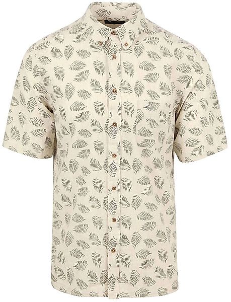 Suitable Short Sleeve Hemd Leinen Sheng Grün - Größe M günstig online kaufen