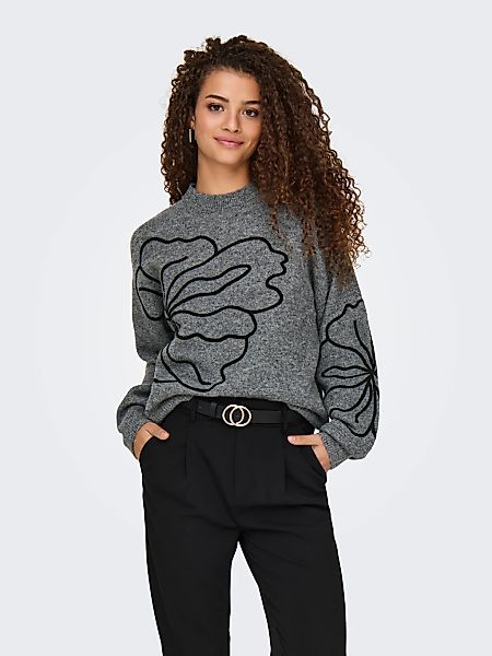 JDY Strickpullover "JDYJELLA L/S FLOWER PULLOVER KNT NOOS" günstig online kaufen