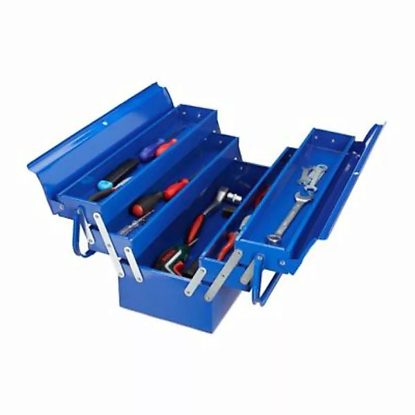 relaxdays Werkzeugkoffer leer blau günstig online kaufen