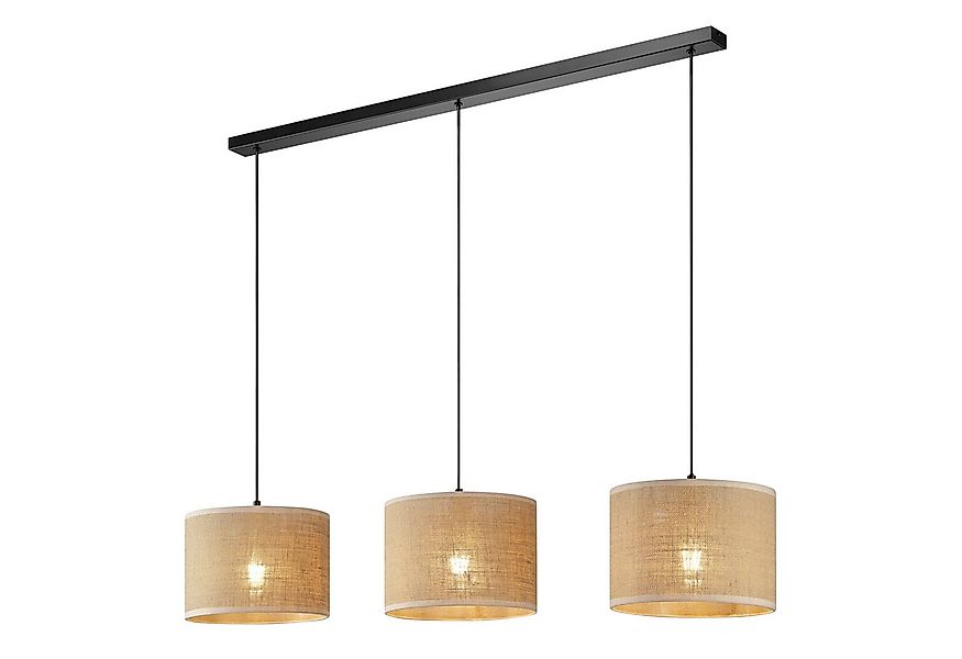 OTTO home Pendelleuchte Mikka, ohne Leuchtmittel, mit Leinenstoffschirm, Hö günstig online kaufen