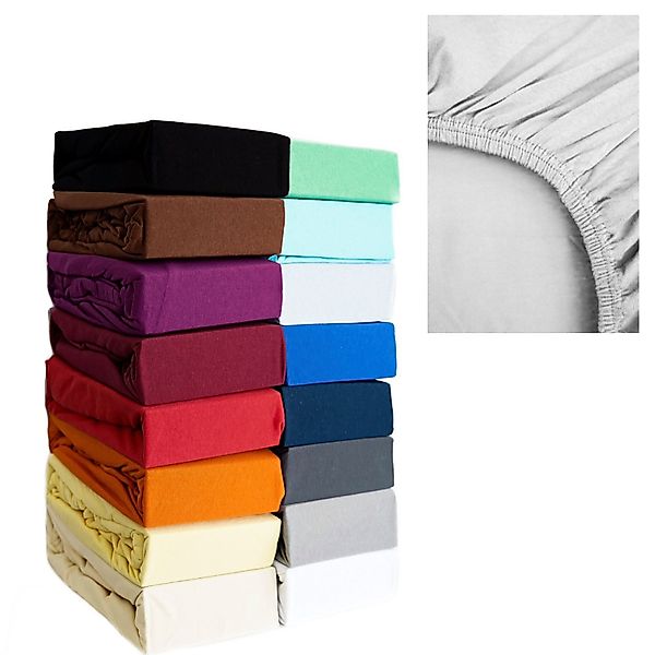 COFI 1453 Spannbettlaken 100% Baumwolle, Steghöhe günstig online kaufen
