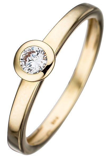 JOBO Goldring, 333 Gold mit Zirkonia günstig online kaufen