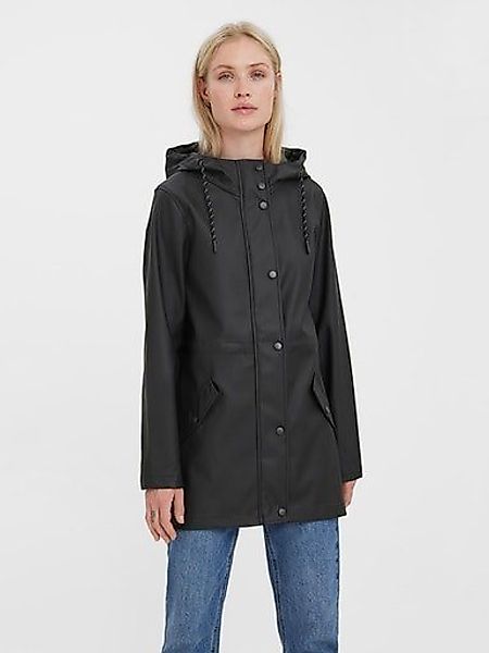 Vero Moda Regenjacke VMMALOU COATED JACKET Lederimitat günstig online kaufen