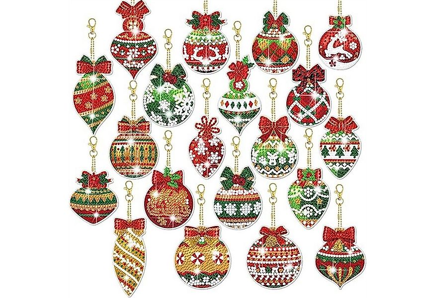 autolock Gemälde 20 Stück Diamond Painting Weihnachten Anhänger günstig online kaufen