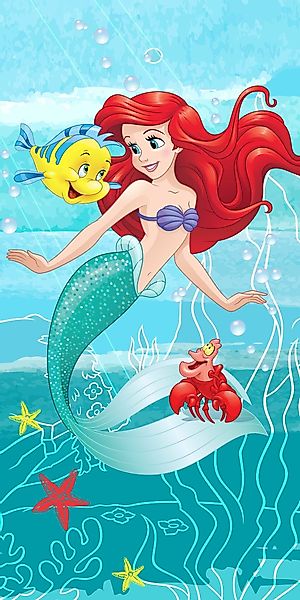 Jerry Fabrics Handtücher Disney Arielle Duschtuch günstig online kaufen