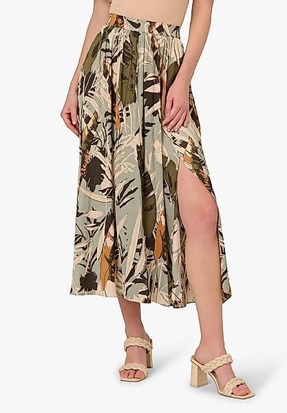 Adrianna Papell A-Linien-Rock Small Pleated Pull On Midi A-Line Side Slit S günstig online kaufen