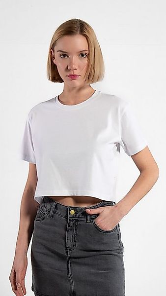 GORG Kurzarmshirt Cropped Damen-T-Shirt aus Bio-Baumwolle – GOTS-zertifizie günstig online kaufen