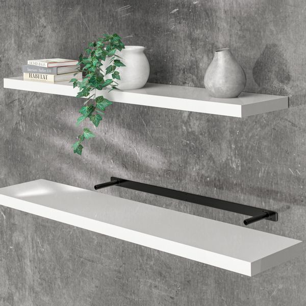 Casaria Wandboard, mit Halterung 50-110cm Schwebend günstig online kaufen