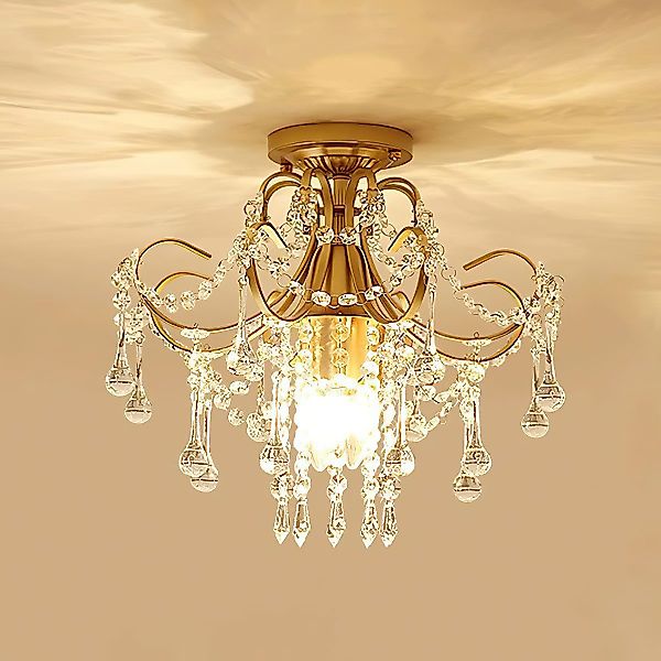 POPOLIC LED Kronleuchter Kristall-Deckenlampe, modern und günstig online kaufen
