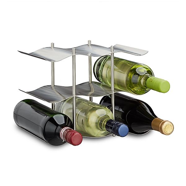 relaxdays Weinregal Edelstahl günstig online kaufen