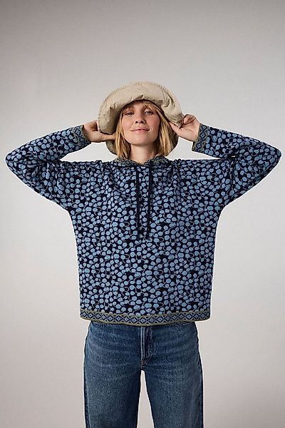 Himalaya Clothing Kapuzenpullover Damen mit stilvollem Tropfenmuster - Kapu günstig online kaufen