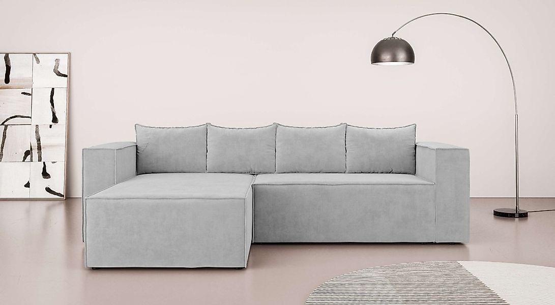 INOSIGN Ecksofa "LINCOLNVILLE mit Bettfunktion und Bettkasten, Maße B/H/T 2 günstig online kaufen