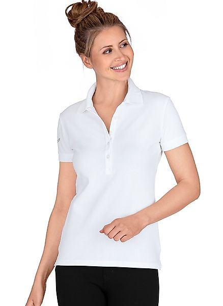 Trigema Poloshirt "TRIGEMA Poloshirt mit Kristallsteinen", (1 tlg.) günstig online kaufen