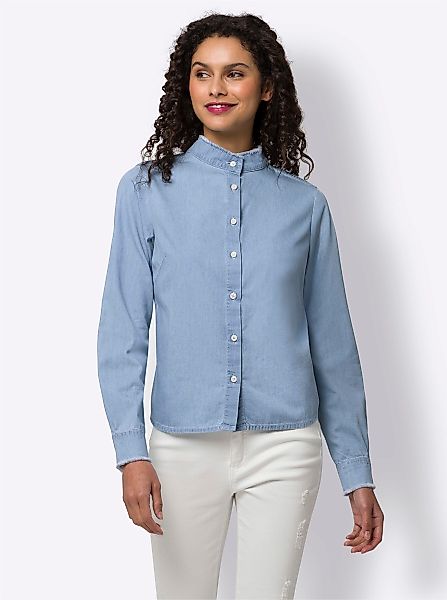 heine Klassische Bluse Baumwollbluse günstig online kaufen