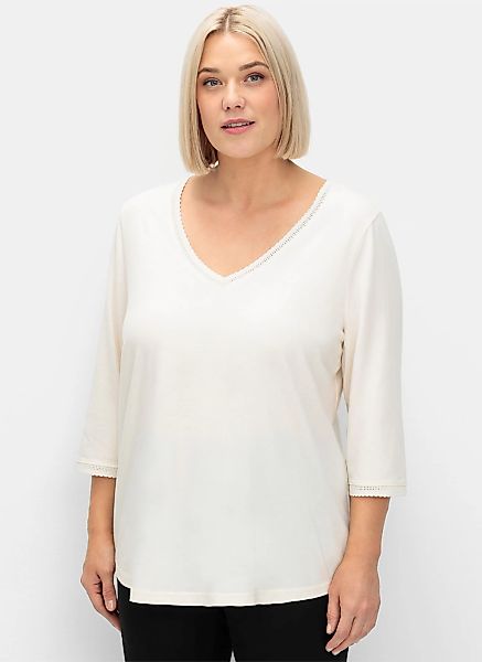 Sheego 3/4-Arm-Shirt "3/4-Arm-Shirt" 1 tlg. günstig online kaufen