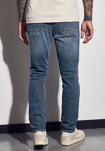 STREET ONE MEN Regular-fit-Jeans aus Baumwolle günstig online kaufen