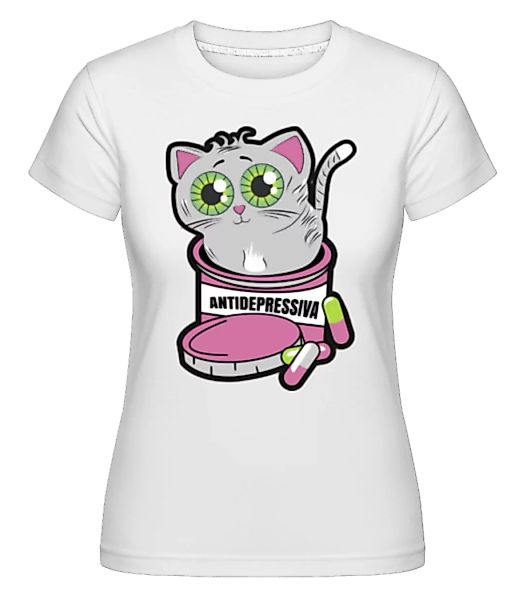Antidepressiva Katze · Shirtinator Frauen T-Shirt günstig online kaufen