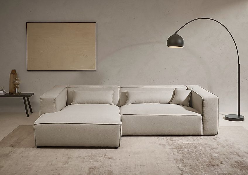 LeGer Home by Lena Gercke Ecksofa PIARA XXL, Big-Sofa, Cord, Leinenoptik o. günstig online kaufen