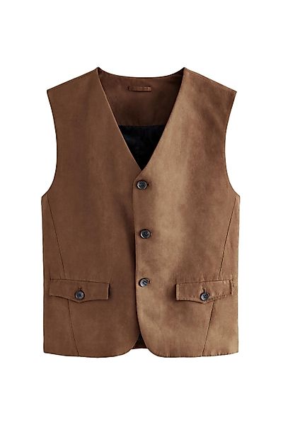 Next Anzugweste EDIT Weste aus Veloursleder günstig online kaufen