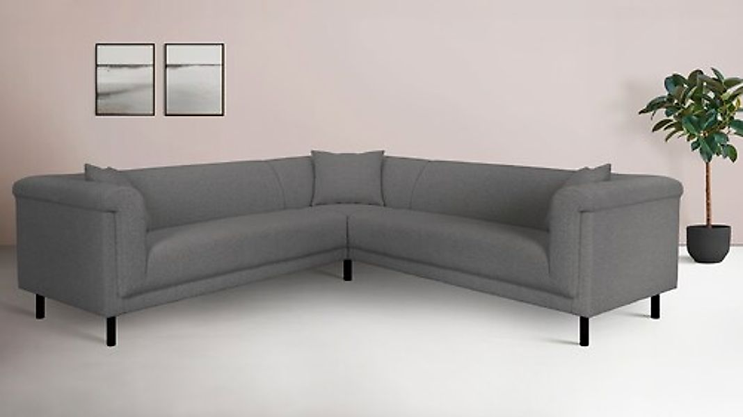 Home affaire Ecksofa »AGNIA L-Form B/T/H: 244/244/71 cm« incl. Zierkissen, günstig online kaufen