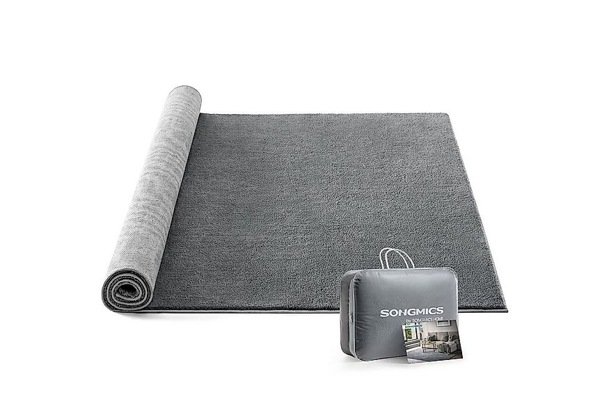 SONGMICS HOME Teppich, Rechteck, Wohnzimmerteppich, rutschfest, maschinenwa günstig online kaufen