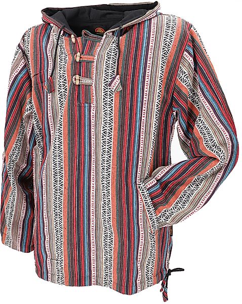 Guru-Shop Sweater Goa Kapuzenshirt, Baja Hoodie, günstig online kaufen