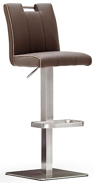 MCA furniture Bistrostuhl "BARBECOOL", mit Rückenlehne, Bodenplatte eckig, günstig online kaufen