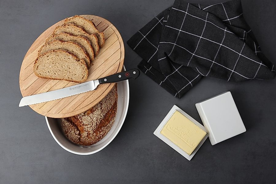 Continenta Brotkasten, (1 tlg.), Brottopf, mit Holzdeckel, auch als Brotsch günstig online kaufen