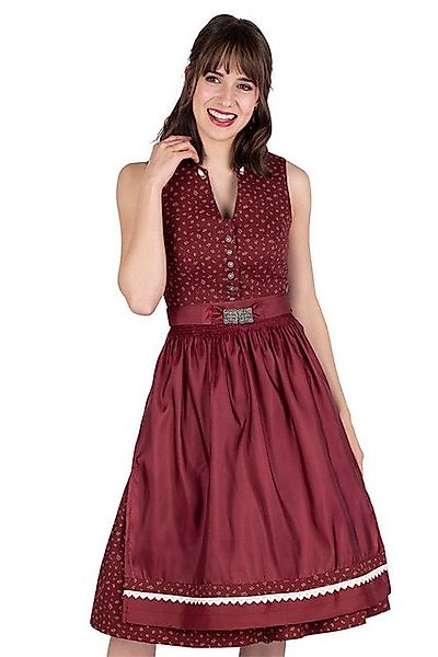 MarJo Dirndl Midi Dirndl 2tlg. - FRANKA - rostrot günstig online kaufen