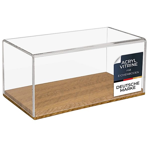 HMF 46873 Acryl Vitrine Schaukasten mit Holzsockel für Modellautos 30 x 15 günstig online kaufen
