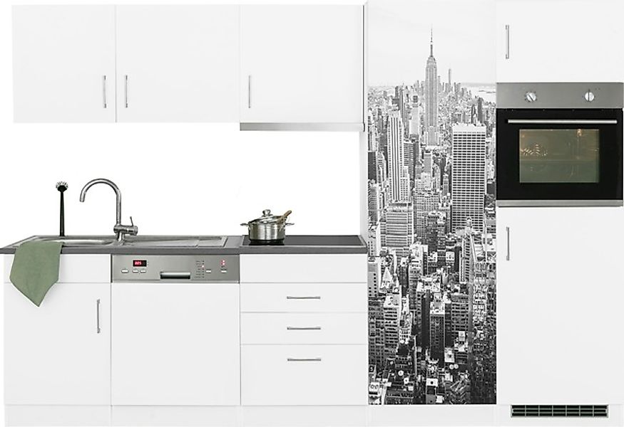 KOCHSTATION Küchenzeile »KS-Paris – Küchen mit einzigartigen Fotomotiven au günstig online kaufen
