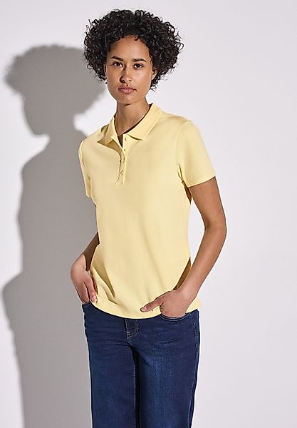 STREET ONE Poloshirt aus Baumwolle mit günstig online kaufen