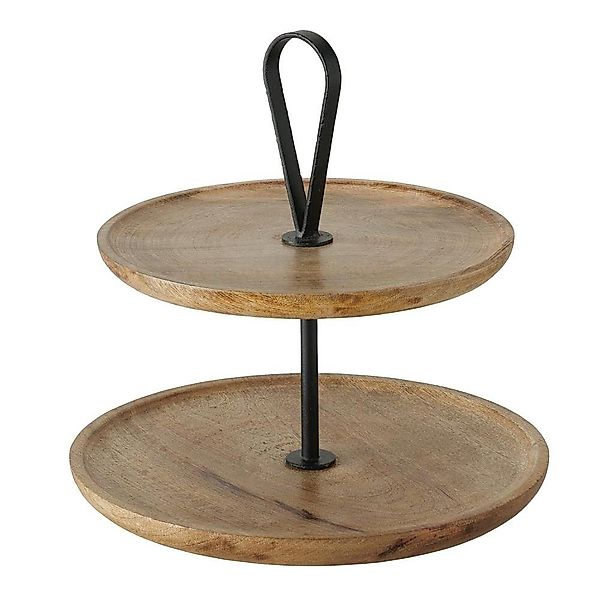 BOLTZE Dekoetagere Kabir, 2-stöckig Holz mit günstig online kaufen