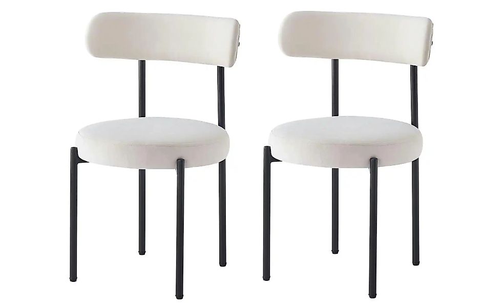Stuhl 2er-Set  Lars ¦ beige ¦ Maße (cm): B: 47 H: 79 Stühle > Polsterstühle günstig online kaufen
