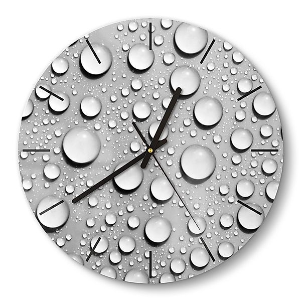 DEQORI Wanduhr 'Tanz der Wasserperlen' (Glas günstig online kaufen