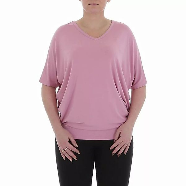 Ital-Design T-Shirt Damen Freizeit (85915842) T-Shirt in Rosa günstig online kaufen