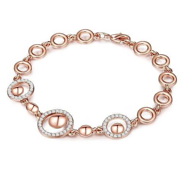 Lulu & Jane Armband roségold, Metall-Legierung günstig online kaufen