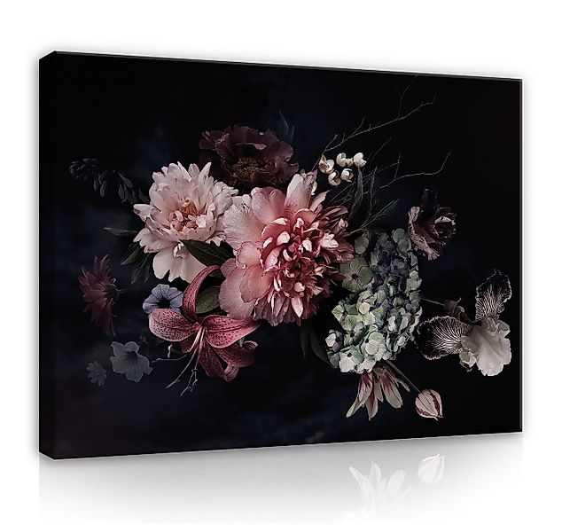 Wallarena Leinwandbild Blumen Wandbild Groß XXL Leinwand BIlder Wanddeko Mo günstig online kaufen