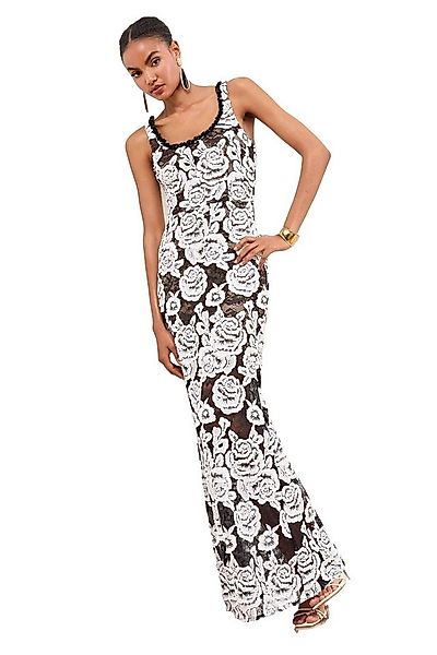 LIPSY Maxikleid Lipsy Premium Maxikleid mit 3D-Rosenstickerei (1-tlg) günstig online kaufen