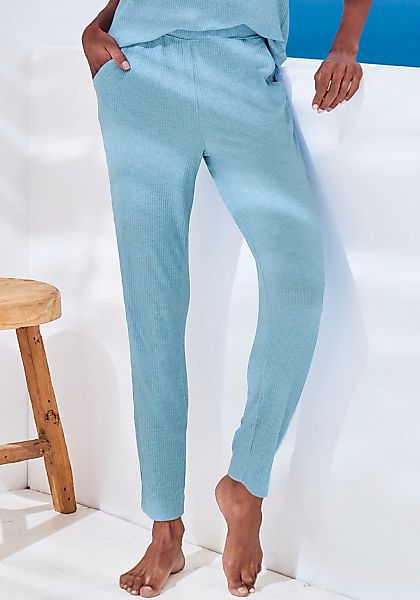 s.Oliver Pyjamahose, in elastischer 4x4 Rippware günstig online kaufen