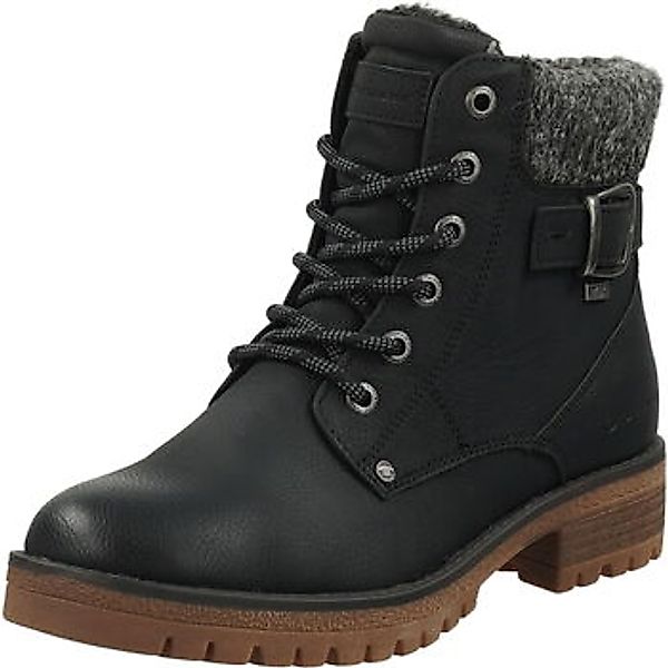 TOM TAILOR Schnürstiefelette "Tom Tailor Stiefelette Lederimitat/Textil" günstig online kaufen