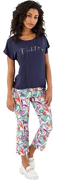 Stehmann Stoffhose Ina16-650- unten leicht ausgestellte, 6/8 Hose mit flora günstig online kaufen