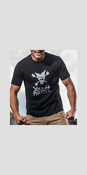 Young Pirates Print-Shirt Young Pirates Herren Vintage Skull T-Shirt günstig online kaufen