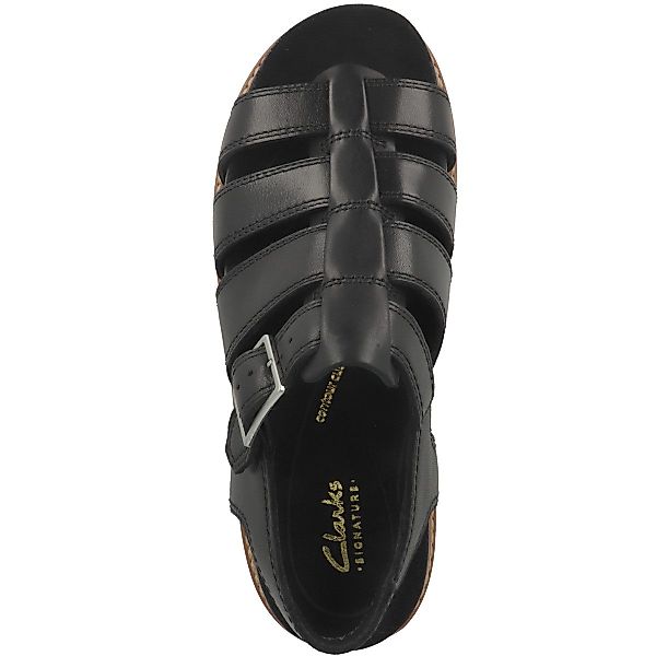 Clarks Plateausandaletten "Clarks Sandalen Leder" günstig online kaufen