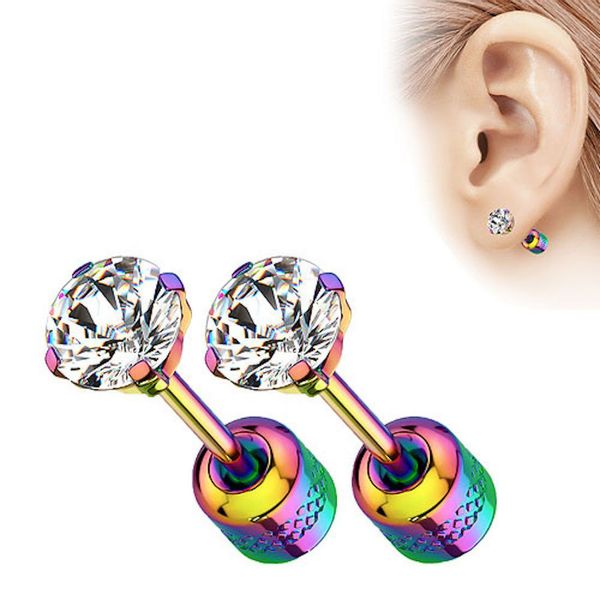 Taffstyle Paar Ohrstecker Ohrringe Chirurgenstahl Ohrstecker günstig online kaufen