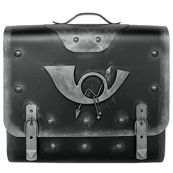 HMF 510-09 Briefkasten Alter Ranzen Posthorn PH2 40 x 40 x 9 cm Silber günstig online kaufen