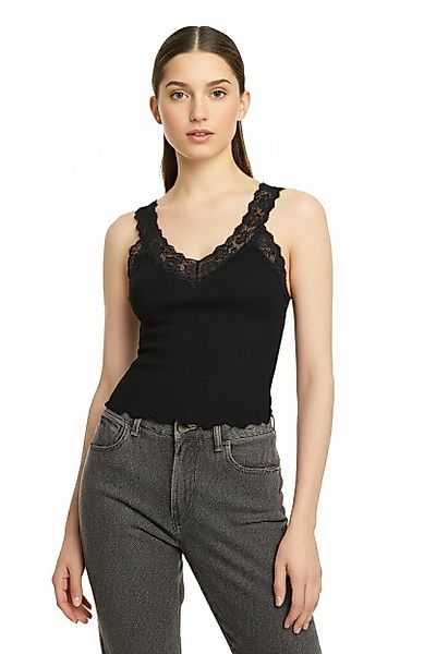 rosemunde Unterziehshirt "Bernardine Organic Cotton Top" Vintage-Spitzenbes günstig online kaufen